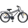 TEKGHUT Bicicletta da 12 pollici, telaio in acciaio nero