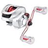 Nutup Mulinello ultraleggero da baitcasting, 144 g, rapporto di trasmissione 6,3:1, corpo in metallo, per pesca alla trota, lago, fiume, partita grossolana