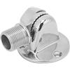 Domary Supporto per Guida a Cricchetto, Supporto per Antenna VHF Marina | Regolazione a Cricchetto a 180 Gradi, Finitura Lucida a Specchio, Antiruggine per Installazione Sul Ponte della Barca,