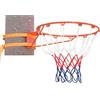 YYLMKMFC-UK Cerchio da Basket, canestro da Basket Regolabile Montato a Parete for Uso Interno ed Esterno, Installazione Semplice, Livelli di abilità