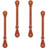 MOBUTOFU 4 Pezzi Cinghie per Speroni in Pelle PU Regolabili per Stivali | Uso Equestre, Sostituzione Semplice, Design Western, Adatte a Uomini e Donne, per Equitazione e Cavalli