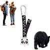 Generico Campanello anti orso con silenziatore magnetico rumoroso riflettente | divertente campanello allarme fauna selvatica per Campeggio Bici Trekking Backpacking