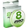 Nutup Filo da pesca intrecciato a 8 fili da 100 m, multifilamento, in polietilene, resistente, a bassa memoria, per acqua salata, carpa, trota d'acqua dolce, trota per spigola, surf, ghiaccio, verde chiaro