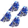 Cabilock 4 Pezzi Decorazioni da Cheerleading Blu Riutilizzabili e Portatili | PE Leggero, Adatti a Competizioni di Tifo e Squadre, Accessori Blu per Supporto Scenico