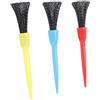 Jelquix Golf Tees 3 Pezzi Set di Tee in Plastica Nylon Rete per Pratica | Ammortizzazione degli urti, resistenza ridotta del tappeto erboso, punta appuntita, colori rosso blu giallo