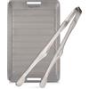 Generic Set di padelle da campeggio Ti con finitura opaca antiaderente portatile | Pentole in titanio ultraleggere e compatte per cucinare con lo zaino in spalla con facile pulizia e pinze ergonomiche