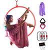 PRIOR FITNESS Cerchio Aereo Professionale 80/85/90/95CM Acciaio Inox Kit Cerchio Aereo Cerchio Acrobatico Cerchio Danza Aerea Attrezzature Circo