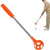 Generic Golf Ball Retriever - acciaio inossidabile, addominali, selettore palla da | Pratiche palline Stick Stick, strumento per ricevitori a lungo raggio | Accessorio estensibile per giocatori Running Pond