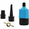 LKLythrocyte Adattatore Valvola SUP MANNER Set Connettori Pompa Gonfiabili 5 Pezzi | Set versatile con 4 ugelli intercambiabili e chiave di serraggio, adatto per SUP, kayak, gommoni e materassini