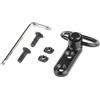 GLECTICAL Adattatore per Tracolla Tattica QD per Mlok/Keymod Guide (Nero) | QD Sling Swivel Monte Adattatore, Montaggio Tattico su Guida Sling