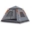 Generic Tenda da campeggio Igloo per 4 persone, apertura rapida, blu, impermeabile