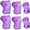 WeLLIFE Set Protezioni per Bambini Kit Ginocchiere Gomitiere e Polsi dai 3 ai 16 anni con varie taglie adatto per Pattini, Bici, Skateboard