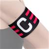 Generic Bracciale da capitano di calcio,bande di capitano di calcio | Bande sportive per il | Bande giocatore regolabili, accessori elastici per adulti e giovani