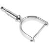 SHINEOFI Porta Pagaia per Barca in Acciaio Inox, Supporto Marino Argento | Montaggio Laterale, Sostituzione Semplice, Compatibilità Versatile, per Barca e Natante, Stabilità Migliorata