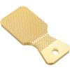 Cabilock Utensile per Manutenzione Stecca Biliardo in Alluminio Giallo | Accessori Biliardo per Stecca, Forma a Ventaglio, Levigatura Pratica, Presa Confortevole, Facile da Usare