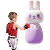 Genérico Sacco da boxe per bambini, 64,8 cm, attrezzatura a forma di animale | Sacco da boxe gonfiabile da pavimento, per gioco, palestra, calci, karate, interni ed esterni