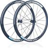 KUNYOS Set di Ruote per Bici da Strada 700C 30/40/50MM con Sgancio Rapido Ruote Anteriore 9X100mm Posteriore 9X130mm Freni C/V Mozzi 16/21H per Cassetta 8/9/10/11 velocità