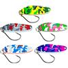 FISHN Trout Spoon Set - Blissi, Peso: 9 Grammi, Esche da Trota, cucchiai da Trota, Esche da Trota per la Pesca di trote, salmerini e persici (5 Pezzi)