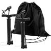 Homoyoyo Pompa Portatile per Palloni e Basket in Acciaio Nero, Outdoor | Design Ergonomico e Pratico, Salva e Fatica, Comoda da Trasportare, per Uso Esterno Colore Casuale