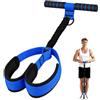 Generico Tira Pedali Attrezzo Elastico Antiscivolo Total Body Trainer per Sit Up | Corda Fitness e Fascia Yoga per addominali braccia gambe ufficio outdoor allenamento quotidiano viaggio palestra