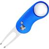 Btgghytr Forchetta da golf verde con manico ruvido, blu | Golf Divot Tool Accessorio Sostenere Verde Manutenzione Durante Le Passeggiate