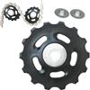 Generisch Puleggia deragliatore posteriore 14T ruota guida bicicletta ruota | Puleggia del deragliatore posteriore 14T resistente all'usura con ABS, fibra di nylon e costruzione POM per cambi silenziosi