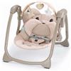 Cam Midi Altalena Sdraietta Con Schienale Reclinabile E Melodie Fantasia Cagnolini Beige