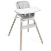 Chicco Zest Plus Seggiolone Evolutivo 3 In 1 Dettagli Legno E Grigio