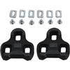 Elchuiaby Tacchetti per bici da strada 0/4,5/9 gradi piastre per pedali galleggianti per Look for Keo System - Clip per scarpe da ciclismo in gomma antiscivolo nero rosso argento