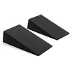 Qianly 2 Pezzi Cuneo per Polpacci Portatile | Superficie Strutturata Antiscivolo, Blocco Stretching a Cuneo, Inclinato