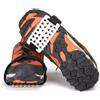 GATHINESS Ramponi per Scarpe 26 Denti Fascia, Neri in Nylon e Acciaio | Struttura Flessibile e Resistente, Aderenza Stabile, per Escursionismo All'aperto e Pesca Sul Ghiaccio