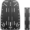 Asyduey Piastra Posteriore Technic per Immersione Subacquea in Alluminio, Piastra BCD per Immersione Subacquea, Adattatore per Bombola Singola, Set per Immersione