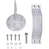 aqxreight Kit Anodo in Alluminio 6G5 45251 01 - Sostituzione per Motori Fuoribordo da 150-225 CV, Staffa di Specchio di Poppa, Scheda di Rivestimento e Anodo Skeg Maggiore Protezione