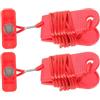 Toyvian 2 Pezzi Fermo di Sicurezza per Tapis Corrente Chiave Magnetica | Accessorio in ABS e Magnete, Collegamento Rapido, per Macchina da Corsa e Avvio Immediato