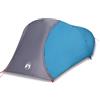 Generic Tenda a igloo per 4 persone, impermeabile, blu, con tettuccio