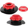 BESTOMZ 2 Pezzi Valvola di Sicurezza Gonfiabile Coperchio a Clip Tpu | Controllo Pressione, Tenuta Sicura, Compatibilità Estesa per Accessori Barca e Kayak, Uso Outdoor