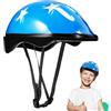 GATHINESS Casco Bimbo Bici, Leggero Blu Fori Ventilazione | Schiuma ad Alta Resistenza, Motivo Stella Carino, per Skateboard e Bici, Adatto