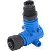 aqxreight NMEA 2000 Connettore a 90 ° - IP67 Connettore di Gomito M12 M12 a 5 Pin per Le Reti Lowrance e Simrad, Ideale per L'uso Marino