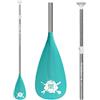 FunWater SUP Paddle Pagaietta - Pagaietta Regolabile da 3/4 Pezzi per Stand Up Paddle Board, Remo Leggero e Galleggiante con Albero in Alluminio-Fibra e Pala Rinforzata in Nylon