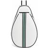 PETSOLA Porta Racchette Versatile Borsone, Taglia Unica, Bianco, Bianco | Sottile, Compatta, Custodia per Racchetta, Palestra, , Tennisti, Giocatori di paddle