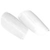 aqxreight P Footb per Adulti Sports Shinguards Calcio B Shin Guards Gambe Protettore Bianco S P Footb Adulto Shinguards Sports Calcio B Shin Guardie Gambe Protector White S Queste Guardie Extra del Tuo (M)