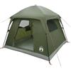 Generic Tenda capanna verde oliva 244 x 213 x 183 cm poliestere e acciaio per campeggio