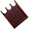 TOYANDONA Porta Stecche in Legno da Biliardo a Tre Scomparti | Facile da Montare e Rimuovere Design Compatto, da Tavolo, per Area Gioco e Sala Biliardo