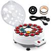 Generic 22-Ball - Lucidatrice automatica per la pulizia delle palle da biliardo e | Motore da 180 W, anelli di lucidatura in lana e funzionamento silenzioso per sale piscina, club e centri di formazione.