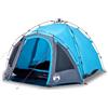 Generic Tenda igloo 3 persone blu apertura rapida poliestere idrorepellente