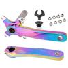 YOGKYTPBT Set pedivella MTB in lega di alluminio | 104BCD, albero da 24 mm, for movimento centrale da 68/73 mm, trasmissioni 8-11v