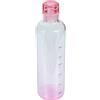Hemobllo Borraccia in Vetro Borosilicato da 500ml con Scala, Rosa | Uso Outdoor e Campeggio, Buona Tenuta e Lavaggio Facile, Stile Unico e Design Trasparente
