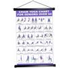 Monetais Tabella di Yoga per Sedia Scorrimento della Tabella di Allenamento per Sedia Resistente all'Acqua, 11, 8x15, 7