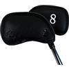 Callaway, set di 10 copri mazze da golf magnetiche, in ferro, per proteggere le mazze da golf, colore: nero.