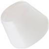 Homoyoyo Cappuccio Inferiore per Racchetta da Tennis in Silicone Bianco | Copertura Rimovibile, Installazione Semplice, Riduce Vibrazioni, per Estremità della Racchetta da Tennis